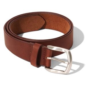 NWT Faherty Men's Brown Leather Belt